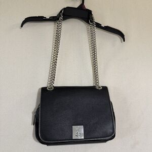Jacky & Celine Leather Bag Purse 8x11 Black